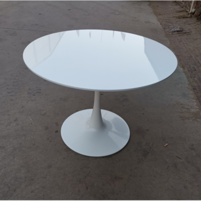 Glänzender eero saarinen tulip weiß 120cm runder Tisch